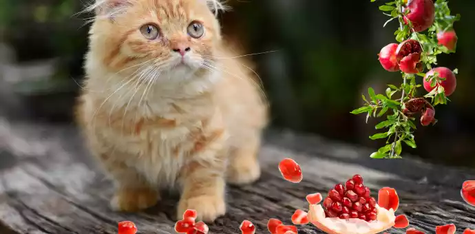 can cats eat pomegranate leaves - PetsPaa