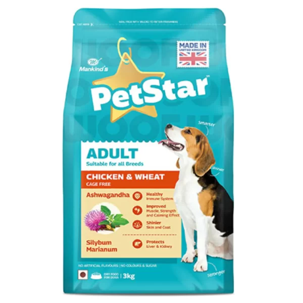 Petstar Chicken and Wheat Adult Dog Dry Food_ PetsPaa